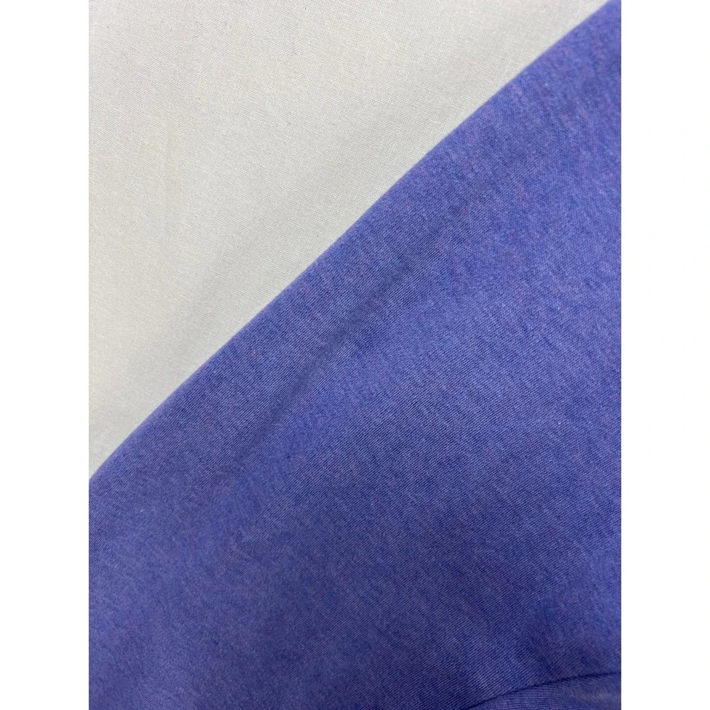 Peter Millar Quarter Zip Pullover Mens XL Purple Cotton Heathered Mock Neck Logo